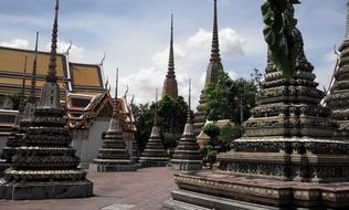 Beautiful Architecture of a Buddhist temple in Thailand