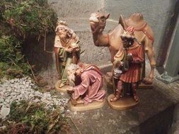 Christian nativity scene