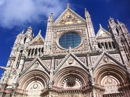 Cathedral in Italy in summer