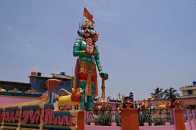 big statue of the monkey god