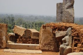 ruins of the temple of ancient culture