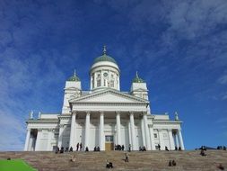 white church in Helsinki