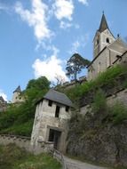 church in castle hochosterwitz in austria