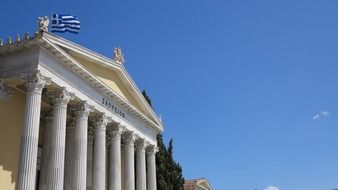 acropolis in sunny day
