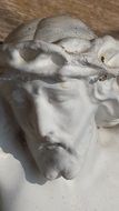 head of jesus christ closeup