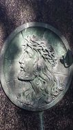 face of jesus christ on the stone