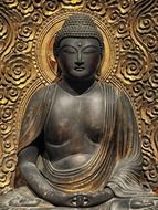 Buddha as an art sculpture of the 17th century