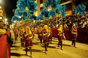 parade egyptians on Holy week in Spain
