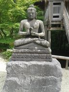 buddha relaxation meditation stone statue