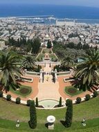 Bahai Gardens and temple, israel, haifa