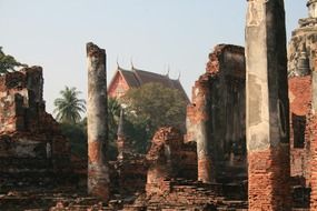 temple ruins in thailand