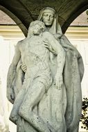 sculpture of the Mother of God