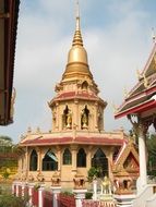 golden temple in thailand