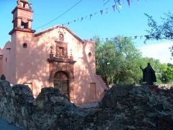 rose church in mexico