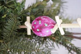 catholics easter in colorful decorations