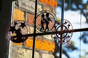 symbols on a wrought iron fence in copenhagen