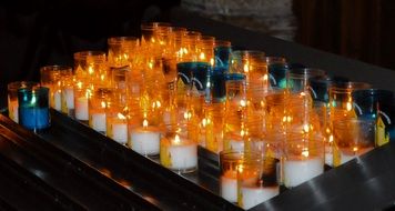 candles at Praying place