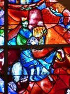 strikingly beautiful church color window