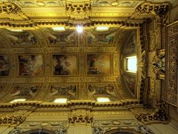 ceiling in the church as works of art, sant andrea della valle