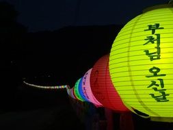 buddha s birthday at night time