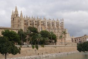 catholic cathedral in Palma de Mallorca, Spain