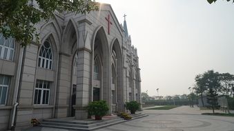church near the road