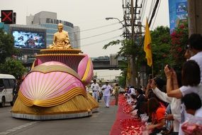 buddha statue on the street