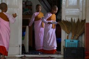 buddhist nuns in Myanmar