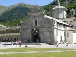 santuario di oropa is a roman catholic building in italy