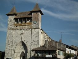 medieval Church of villreal dordogne