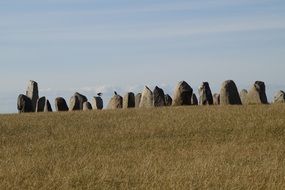 stones at a sacred place in Sweden