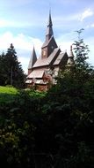 brown wooden church