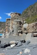 Ruins of a church in Agia roumeli