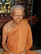 Old asian monk in Thailand