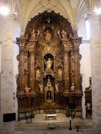 altar of the christian church in Bergara