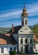 church building under blue sky