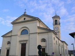 Old church in Kornate d’adda, Italy