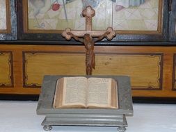 Altar for worship in the church