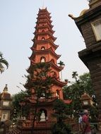 chinese temple like tower