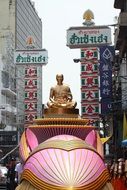 golden monk in buddhism