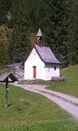 church summer alpine