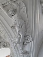 Angel relief in church