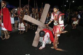 Theatrical representation of passions of the Christ
