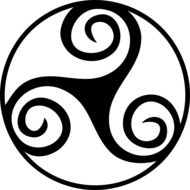 celtic tribal knot drawing