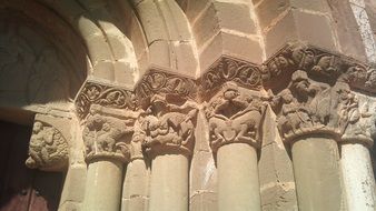 capitel of the church in Spain