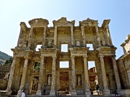 historical temple ruins in Turkey