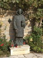 statue of saint wigberti in the park