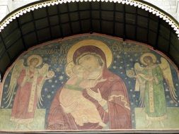 church facade in Kremlin