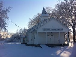 church snow