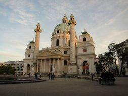 Church of St. Charles in Baroque style, vienna